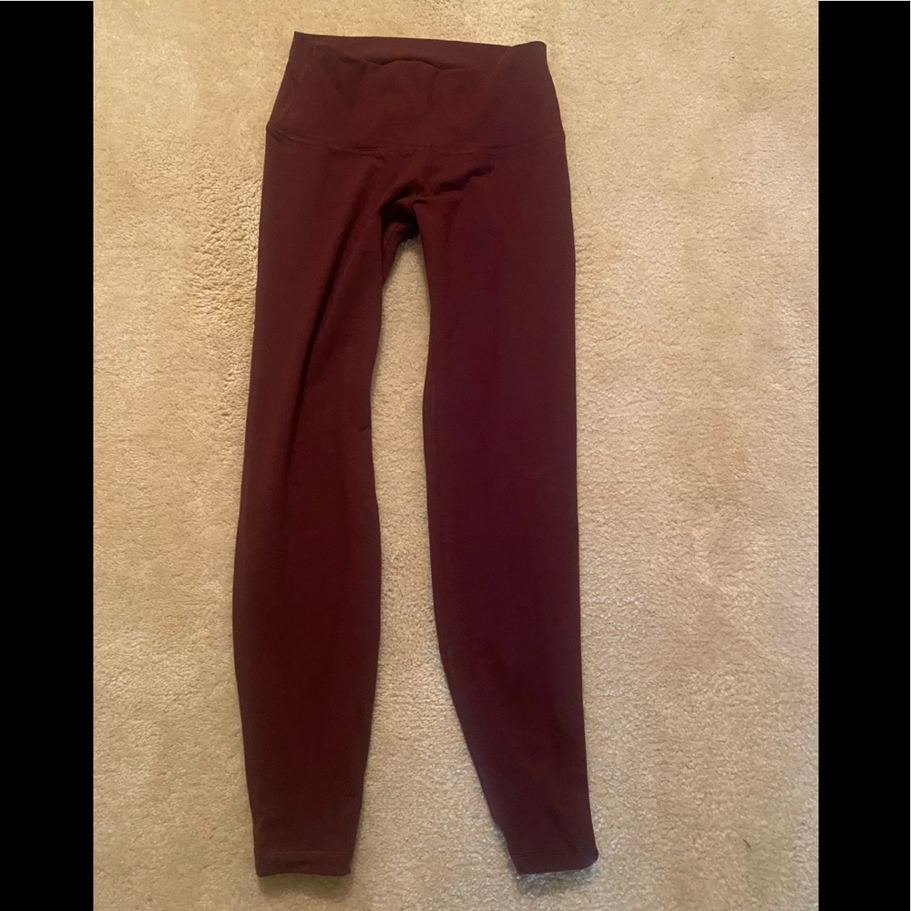 Old Navy leggings. Maroon. Size XS.